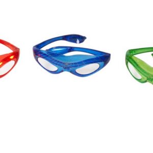 GAFAS FANTASIA CON LUCES LED MOD.CARNAVAL,3 COL.