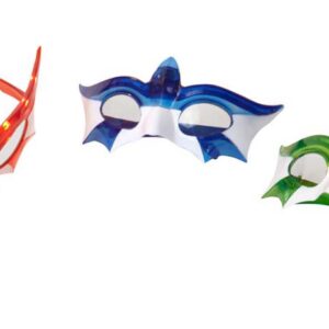 GAFAS FANTASIA CON LUCES LED MOD.CARNAVAL,3 COL.
