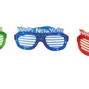 GAFAS FANTASIA CON LUCES LED BLANCAS MOD.SKULL