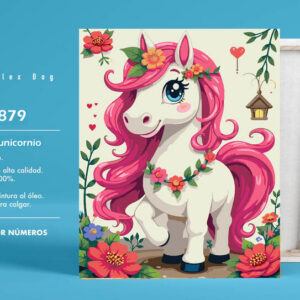 PINTAR POR NUMEROS FANTASY UNICORNIO