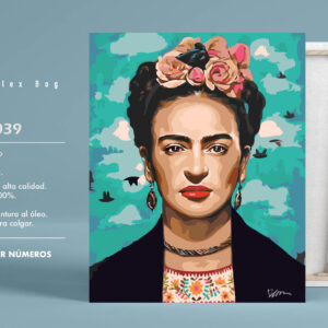 PINTAR POR NUMEROS FRIDA KAHLO