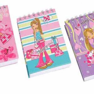 LIBRETA PEQ.SHOPPING GIRLS,3C.