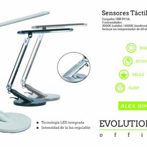 FLEXO LUZ LED 7W ,MODELO FIRST CLASS,3 COLORES