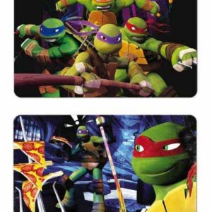 VASO CON PAJA COL.TORTUGAS NINJA