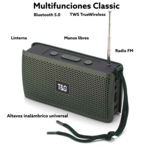 RADIO FM,USB MULTIUNCION 5W BT.5.0,4 COLORES
