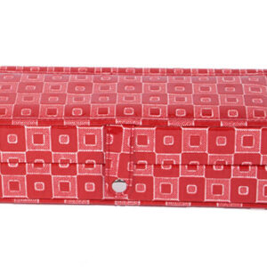 CAJA ALARGADA PORTATODO ROJO