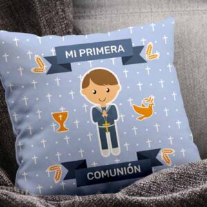 COJIN 40*40 MI PRIMERA COMUNION NIÑO