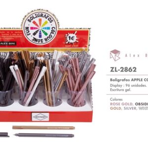 EXP.96 ROTULADORES WATER COLOR P.FINA,6 COL. APPLE