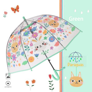 PARAGUAS INFANTIL AUTOMATICO TRANSP.,4 DISEÑOS