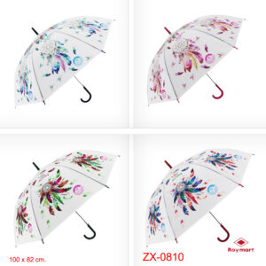 PARAGUAS ADULTO AUTOMATICO TRANSL.,4 DISEÑOS
