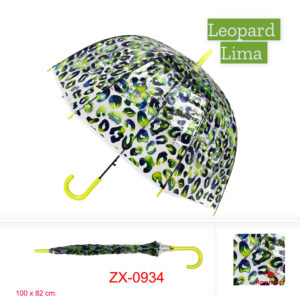 PARAGUAS ADULTO AUTOMATICO TRANSL., LEOPARD LIMA