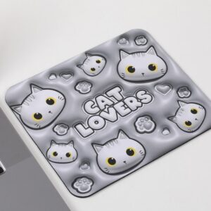 Alfombrilla de ratón 3D WHITE CAT