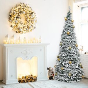 Árbol de Navidad plegable oro