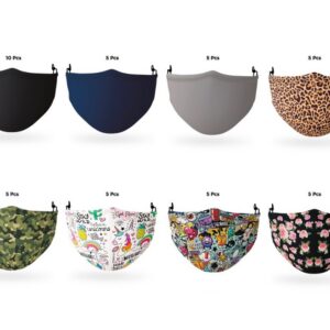 Assortimento 50pz 8 disegni adulto (no bandiera italiana)