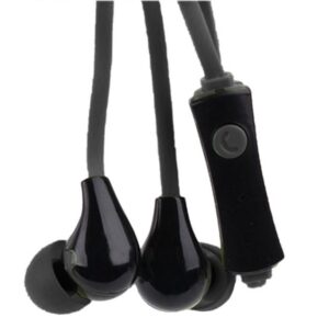 AURICULARES DEPORTE NEGROS CON MICROFONO EN PLASTICO