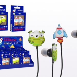 Auriculares SPACE ADVENTURE - expositor 15 uds