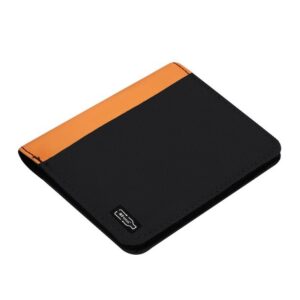 Billetero RPET detalles naranja