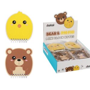 Bloc de Notas BEAR & PIO PIO - expositor 24 uds