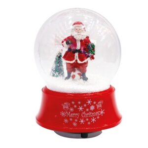 Bola de nieve en plastico 13cm