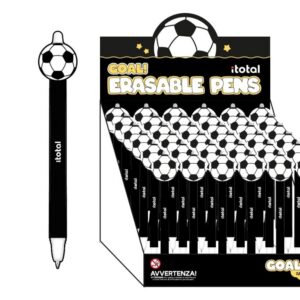 Bolígrafo Borrable 3D FOOTBALL - expositor 24 uds