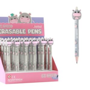 Bolígrafo Borrable 3D HIPPO - expositor 24 uds