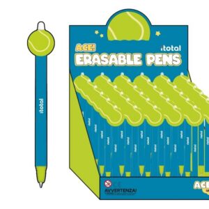 Bolígrafo Borrable 3D TENNIS - expositor 24 uds