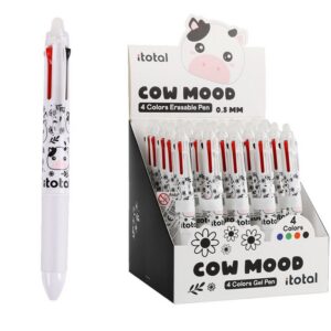 Bolígrafo Borrable 4 en 1 COW - expositor 25 uds