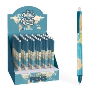 Bolígrafo Borrable BLUE MAPS - expositor 36 uds