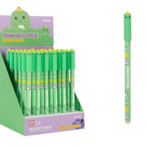 Bolígrafo Borrable con Tapa HELLO DINO - expositor 36 uds