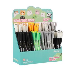 Bolígrafo Borrable con Tapa surtidos - expositor 144 uds