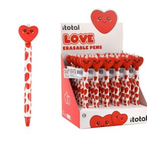 Bolígrafo Borrable FOLLOW YOUR HEART - expositor 36 uds