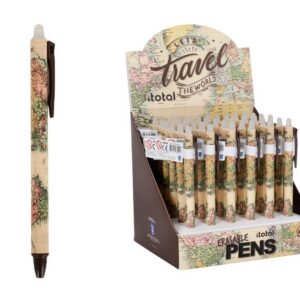 Bolígrafo Borrable OLD MAP - expositor 36 uds