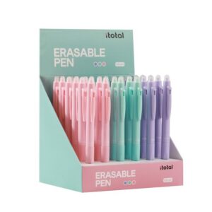 Boligrafo Borrable pastel - expositor 36 uds