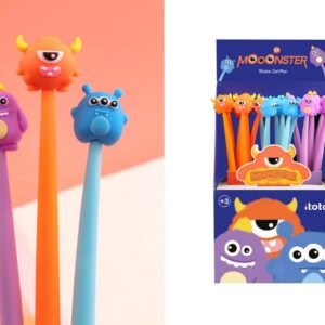 Bolígrafo Flexible Monstruo - expositor 24 uds