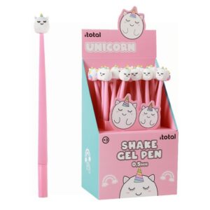 Bolígrafo flexible UNICORN - expositor 24 uds