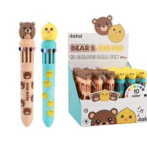 Bolígrafo Multicolor BEAR & PIO PIO - expositor 36 uds