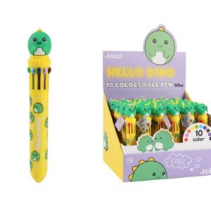 Bolígrafo Multicolor HELLO DINO - expositor 36 uds