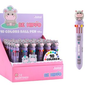 Boligrafo Multicolor HIPPO - expositor 36 uds