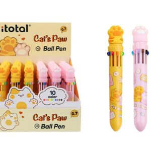 Bolígrafo Multicolor Pata - expositor 36 uds