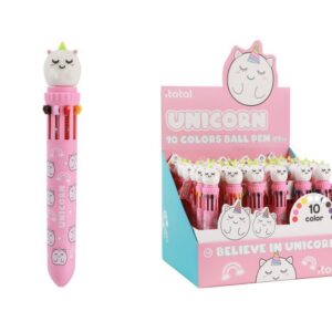 Bolígrafo Multicolor UNICORN - expositor 36 uds