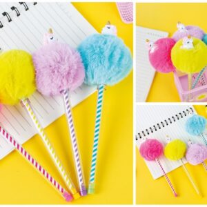 Bolígrafo Pom Pom Unicornio - expositor 16 uds