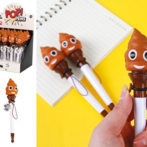 Bolígrafo Poo - expositor 24 uds