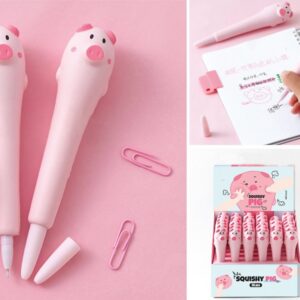 Bolígrafo Squishy Cerdito - expositor 36 uds