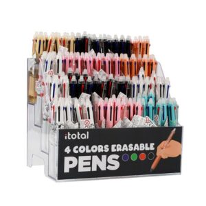 Bolígrafos Borrables 4 en 1 surtidos - expositor 144 uds
