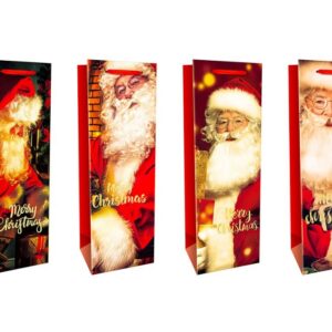 Bolsa para Botella de Vino Navidad