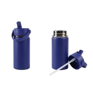 Botella Térmica 400 ml con asa azul oscuro