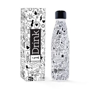 Botella Térmica 500 ml DOODLE Blanca