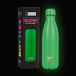 Botella Térmica 500 ml GLOW IN THE DARK verde