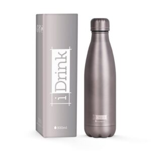 Botella Térmica 500 ml gris metalizado