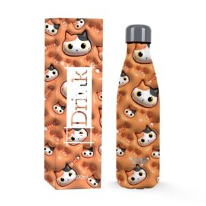 Botella Térmica 500 ml ORANGE CAT 3D